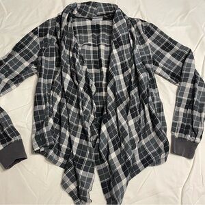 Columbia Black and Gray Checkered Shirt